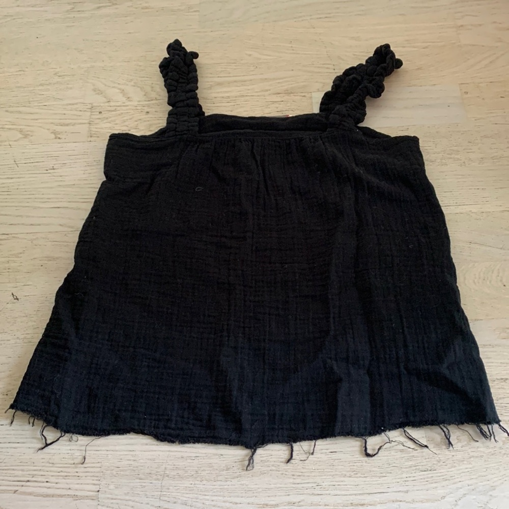 Black tank 100% cotton